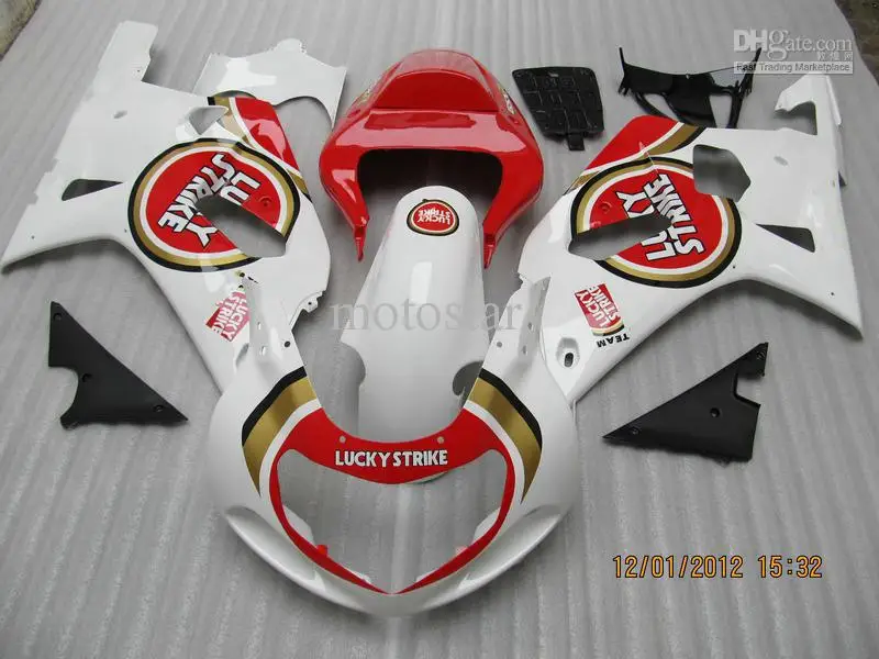 

LUCK STRIKE Team Fairings for suzuki GSXR 600 750 K1 2001 2002 2003 GSXR600 GSXR750 01 02 03