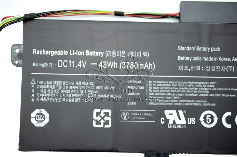 Оригинальный аккумулятор JIGU для ноутбука SAMSUNG NP370R4E NP370R5E NP450r5e Np470 Np510|laptop battery for