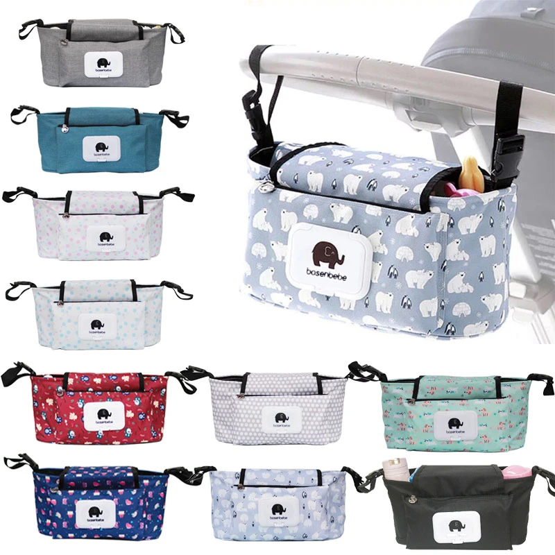 landau biberon Freshwater Sac de rangement /à suspendre pour poussette de b/éb/é en polyester pour poussette