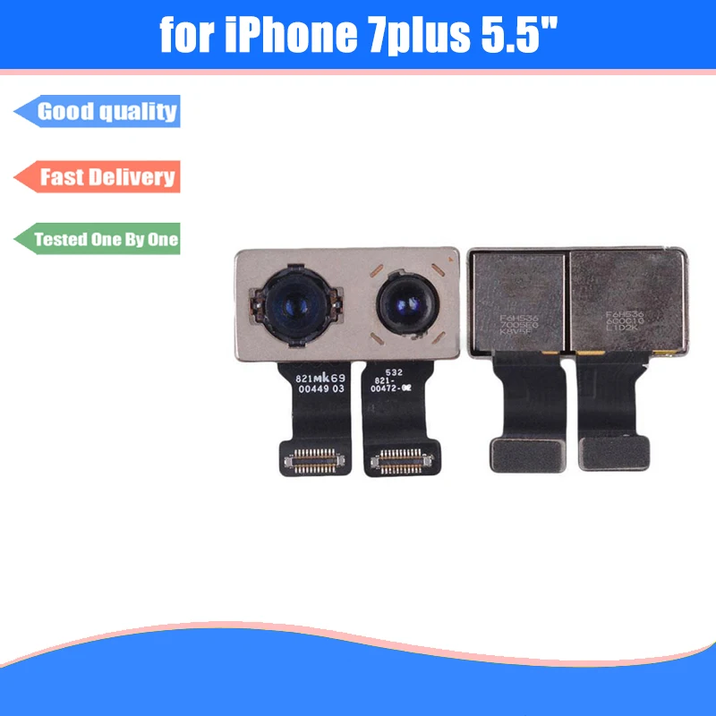 

Для iPhone 7 Plus 5,5 "оригинальный новый модуль задней камеры, гибкий ленточный кабель, Запасные Запчасти