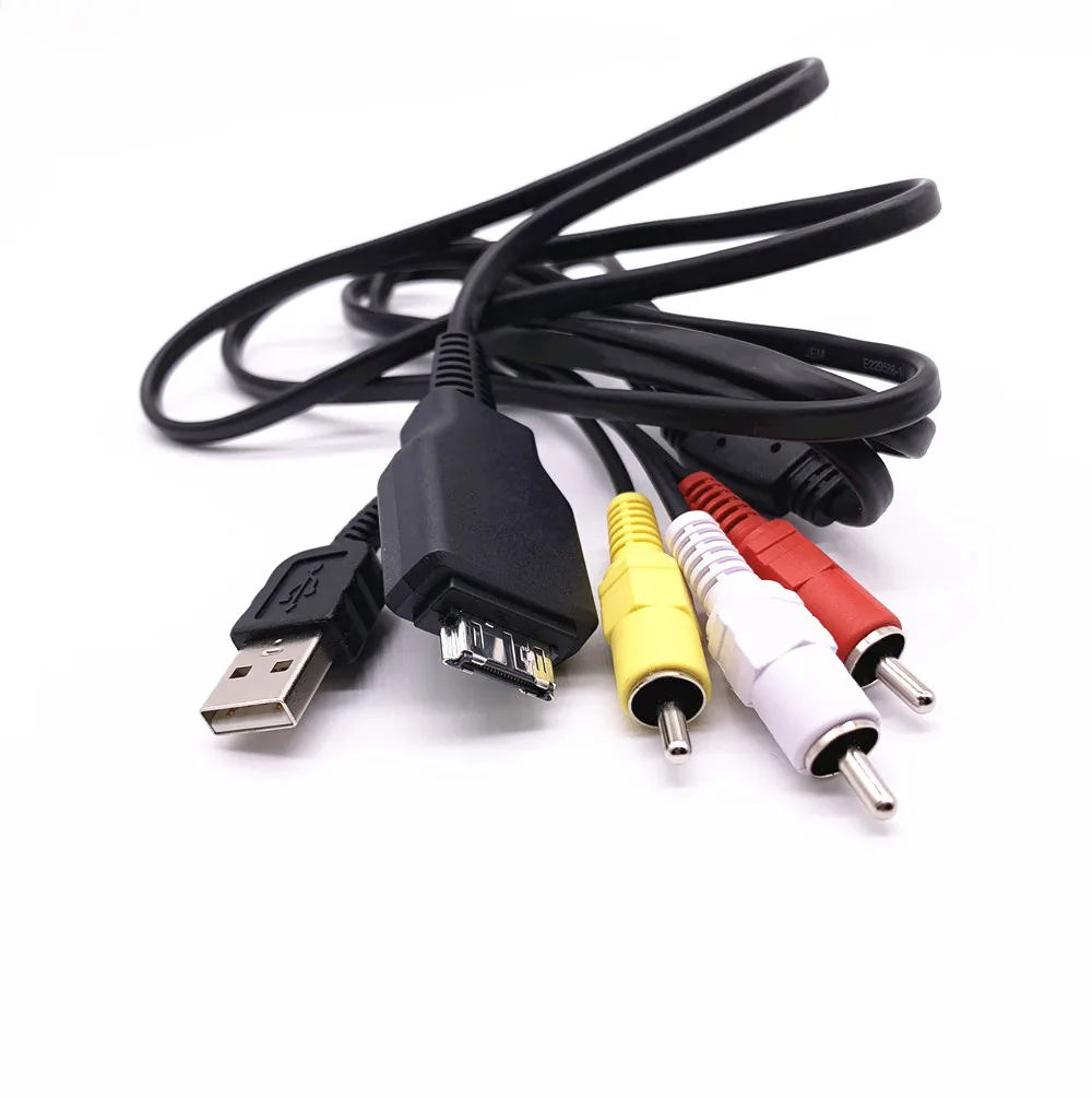 USB + AV ТВ кабель для sony VMC MD2 детали Cyber Shot DSC W220/P W220 W230/L W230/R W230 W270 W275 камеры|Кабели