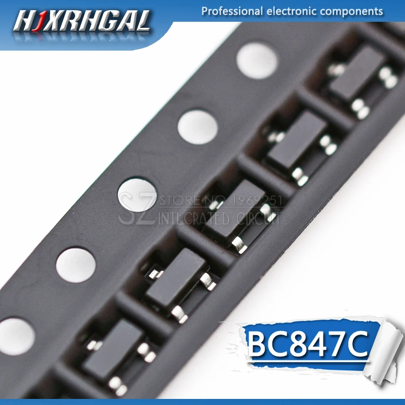 3000 шт. BC847C SOT23 BC847 SOT 847C SMD 23 1G новый транзистор hjxrhgal|Интегральные схемы| |