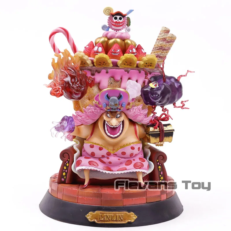 

One-Piece Four Royal Pirates BIG MOM Charlotte Linlin Sitting Position PVC Figure Collectible Model Toy