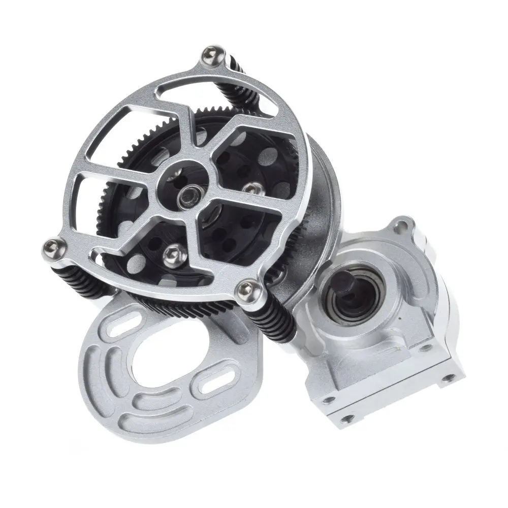 

RCAIDONG Aluminium alloy Complete Center Gearbox Transmission Box with Gear for Axial SCX10 90046 90047 D90 1/10 RC Crawler Car