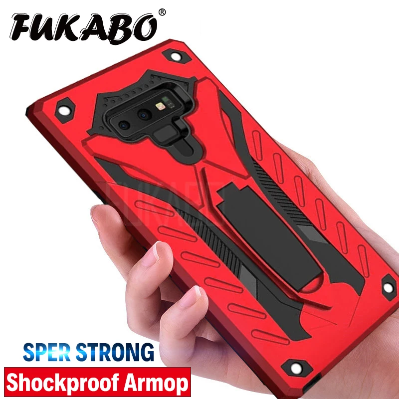 

Luxury Armor Case For Samsung Galaxy S9 S8 Plus A5 A6 A7 A8 2018 2017 Silicone Holder Case For Samsung S7 edge Note 9 8 Cover