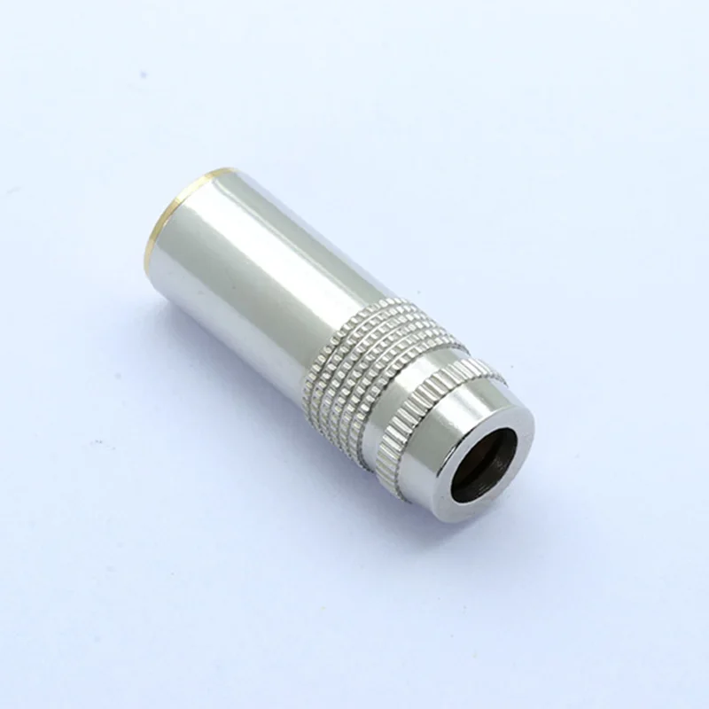 100pcs Jack 6 35mm Mono Audio Cable Connector 6 5mm Jack Headphone Plug Microphone Connector