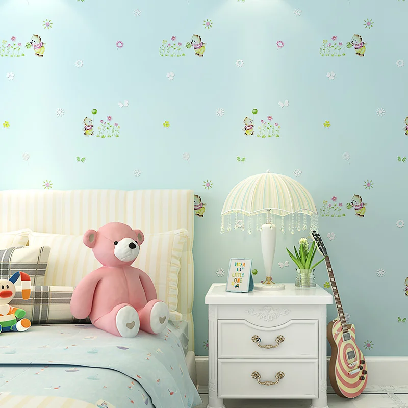 NEW baby s  room  wallpaper  boy girl bedroom room  cute  