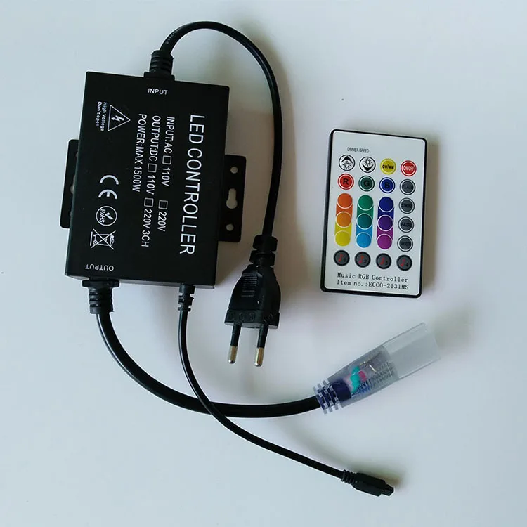 1500W 220V Bluetooth Контролируемая ручным музыкальный ИК/RF пульт дистанционного