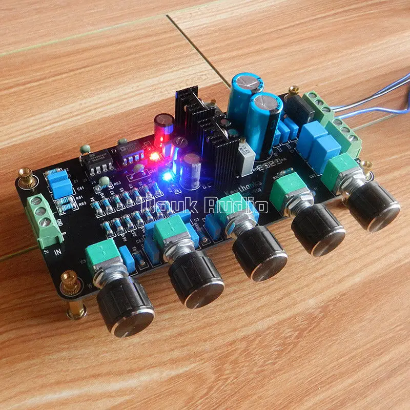 Усилитель звука Douk Audio OPA2604 AD827 предусилитель плата управления тоновым