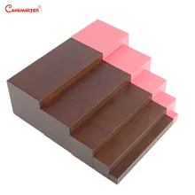Montessori Math Toys and Games Pink Tower 5 Steps Brown Stairs for Children Educational Toys Montessori Home Preschool LT062-3 Montessori Math Toys and Games Pink Tower 5 Steps Brown Stairs for Children Educational Toys Montessori Home Preschool LT062-3