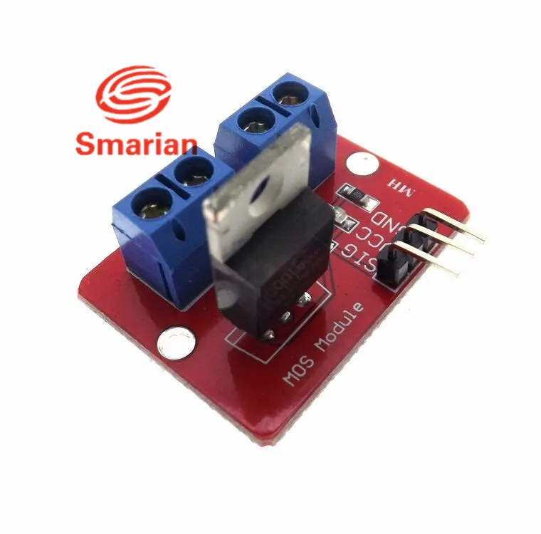 1 шт. верхняя кнопка MOSFET IRF520 модуль драйвера для Arduino ARM Raspberry pi | Игрушки и хобби