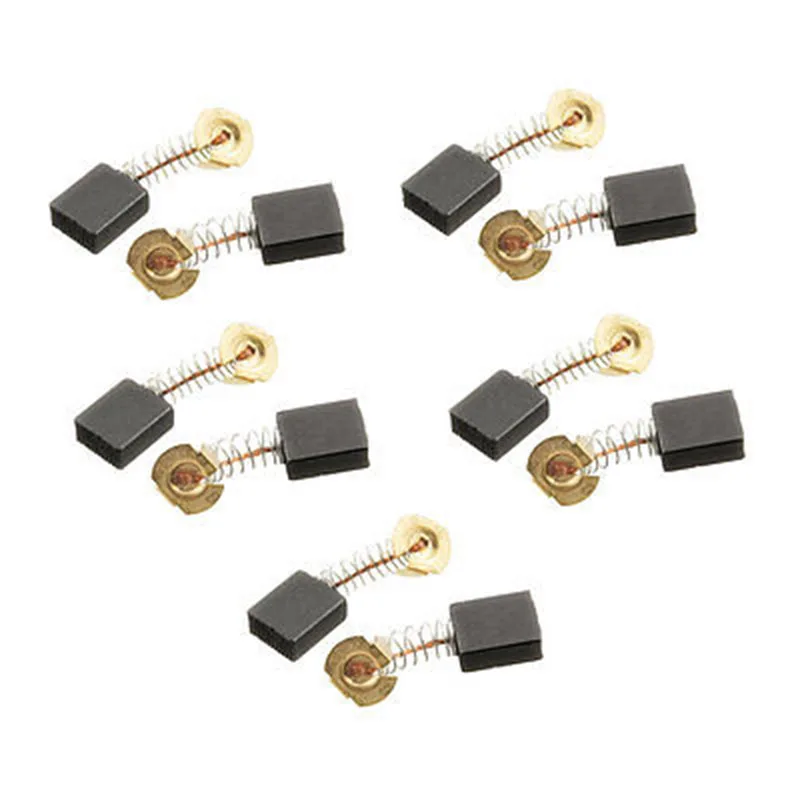 5 Pairs Electric Drill Motor Carbon Brushes 5/8" x 1/2" x 1/4"Screws