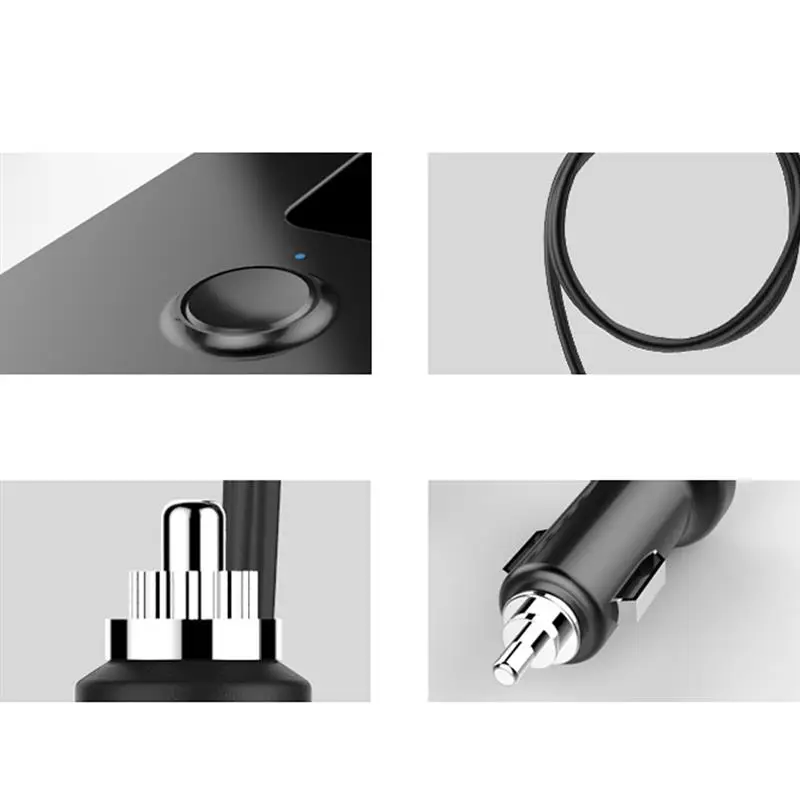 Onever 4 USB порт автомобильное зарядное устройство 3 прикуривателя сплиттер