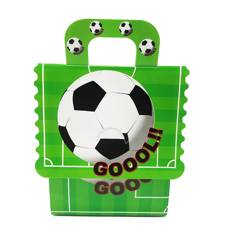 6 шт./упак. футбольной тематикой коробки конфет футбольной тематикой подарочные коробки для конфет чехол футбольной тематикой подарочные коробки