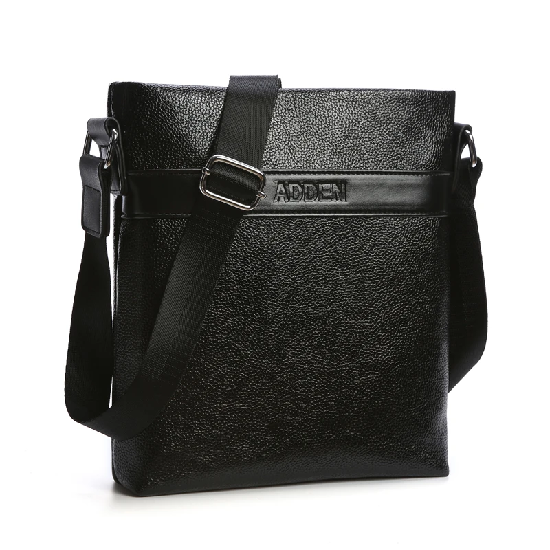 

Shoulder bag male 2019 new brand design men's strap handbag high quality black brown crossbody Messenger bag casual business bag
