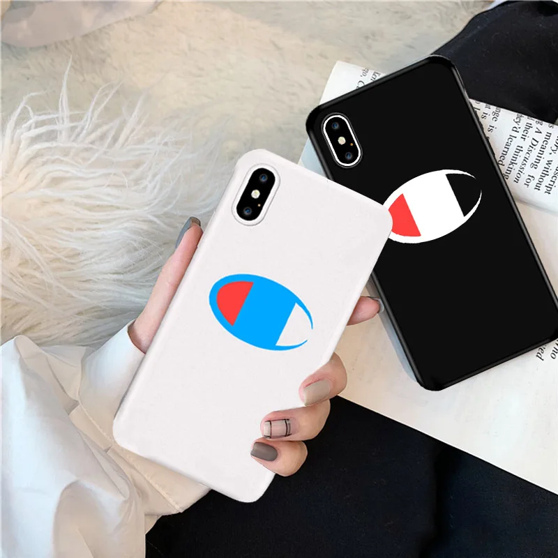 

GYKZ Japan Street Trend Phone Cases For iPhone 7 XS MAX XR 8 6 6s Plus Sport Style Soft Matte Back Cover For iPhone X Coque Capa