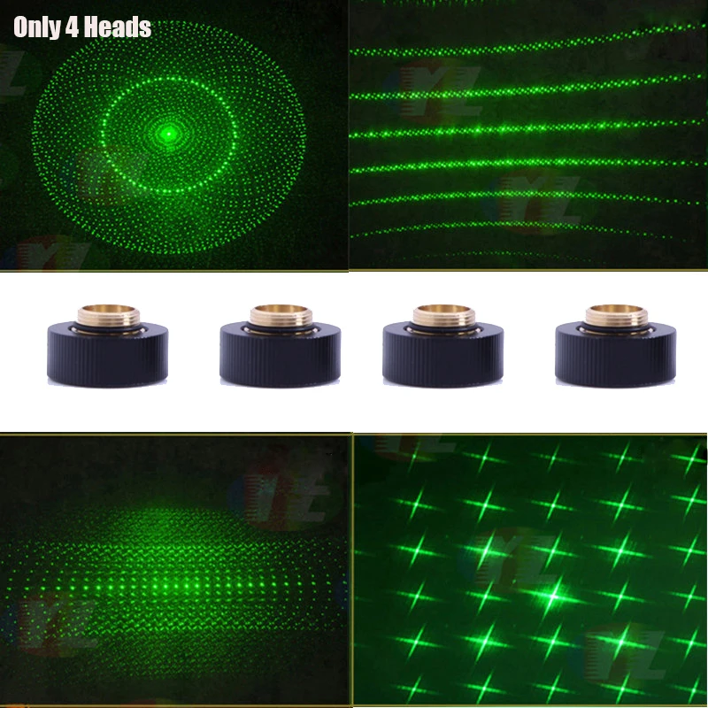 

4PCS/LOT And 8 IN 1 Beautiful Pattern Laser Head Black Starry Heads For MKC SD 303 Laser Only (May Not Suit For Other Lasers)