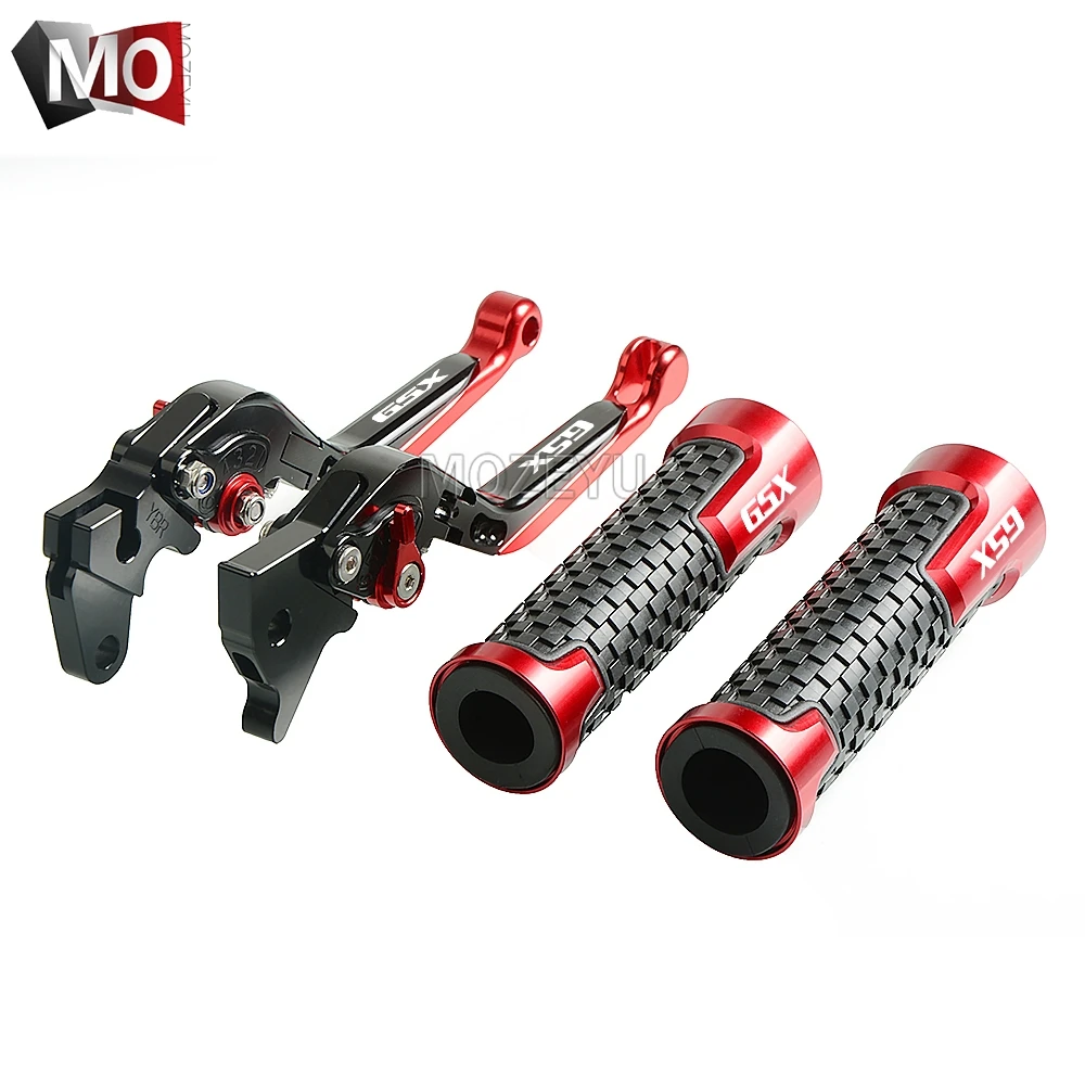 

Motorcycle CNC Folding Brake Clutch Levers Handlebar Hand Grips For Suzuki GSXR GSX-R 600 GSX-R600 GSXR600 2006-2010 2011-2020