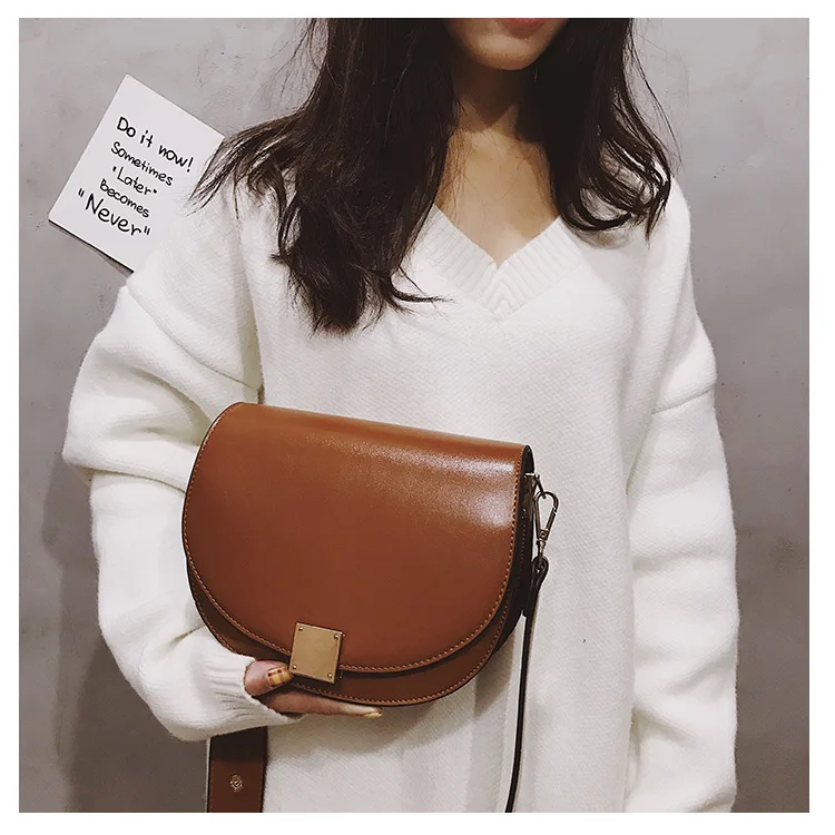 Брендовая Высококачественная женская сумка из искусственной кожи на застежке, дизайнерская роскошная женская сумка, женские винтажные сумки через плечо