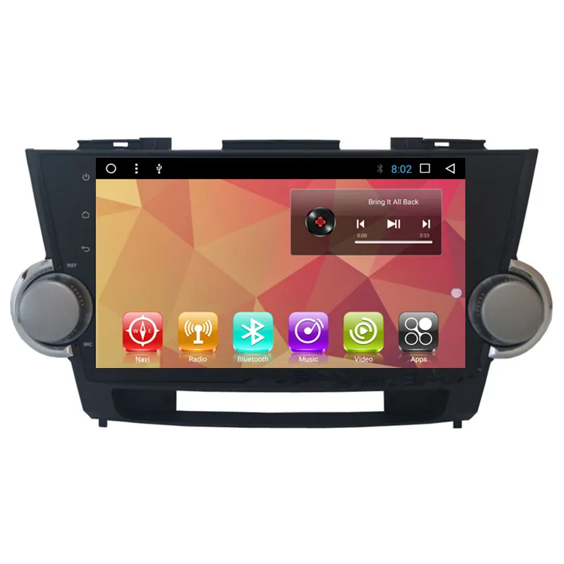 10 1 &quotAndroid Авторадио автомобильное радио аудио Sat Nav Головное устройство для Toyota