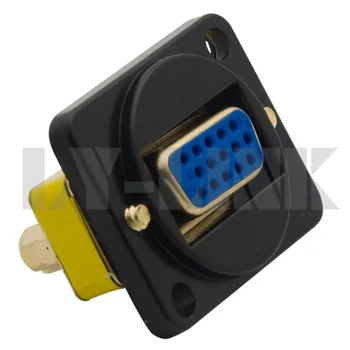 

D type metal vga female to female connector with golden plate