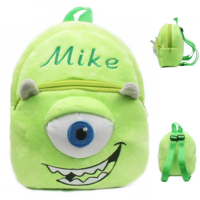 Mike One Eye школьный рюкзак для малышей Детские Mochila сумки Детский плюшевый рюкзак мини-сумки для дня рождения Рождественский подарок