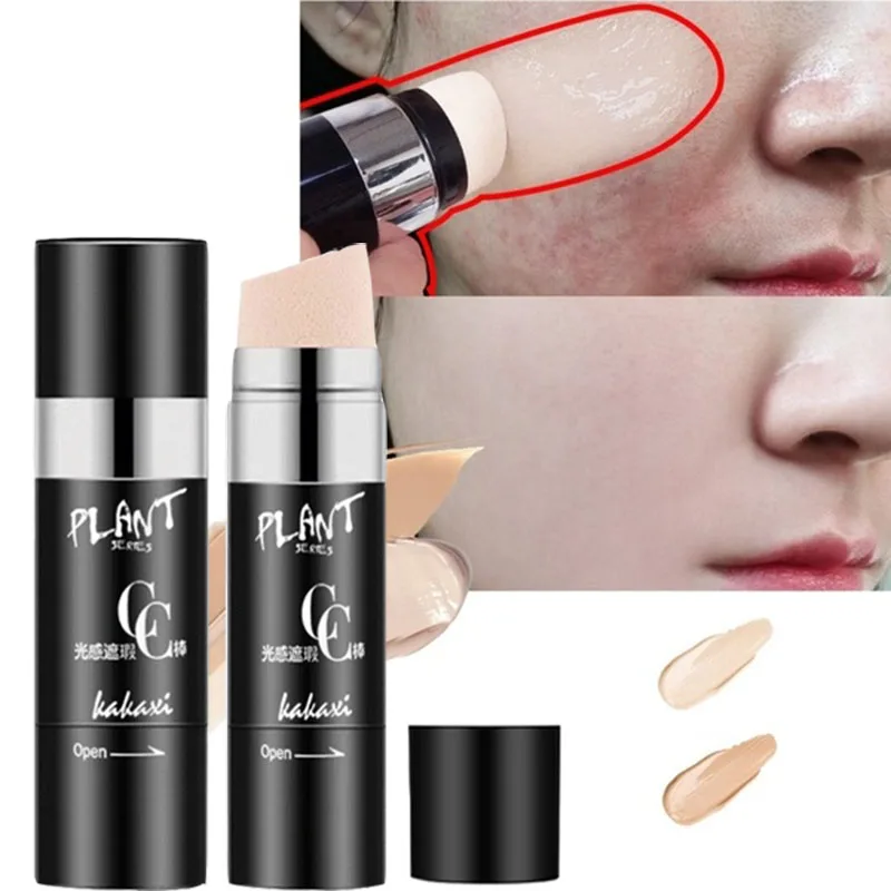 

Face Foundation Air Cushion Concealer Cream Stick Smooth Make Up Base Liquid Brighten Waterproof Natural Makeup BB Cream