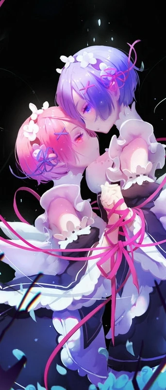 Домашний текстиль Re:Zero-start Life In other World Anime Rem &amp Ram 90*210 см полиэстеровый