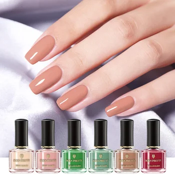 

BORN PRETTY 6ml Nail Art Polish Colorful Green Red Quick Drying for Nails Design Long Lasting Nail Art Varnish 15 Colors
