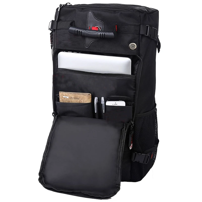 Популярный высококачественный мужской рюкзак, вместительный Школьный рюкзак, Повседневная модная сумка для ноутбука, водонепроницаемый рюкзак для путешествий из Оксфорда Z596