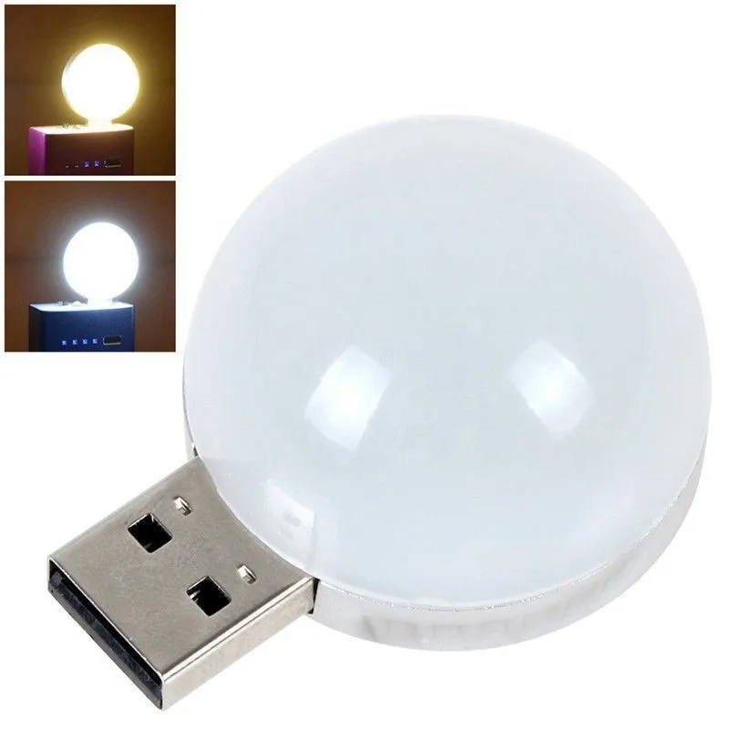Deek-Robot Mini Cute USB LED Light Bulb Computer Lamp For Notebook PC Laptop Reading Small High Quality Color Random Delivery