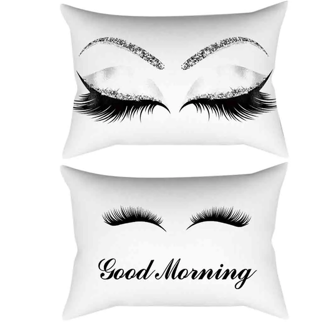 

Eyelash Out Soft Velvet Cushion Cover 30x50cm Marble Pillowcases Square Cushion Case For Sofa Bedroom Car Comfortable