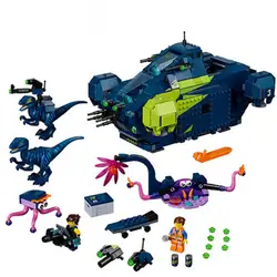 Фильмы 2 Rex's Rexplorer Строительные кирпичи развивающие игрушки на день рождения для детей Подарки