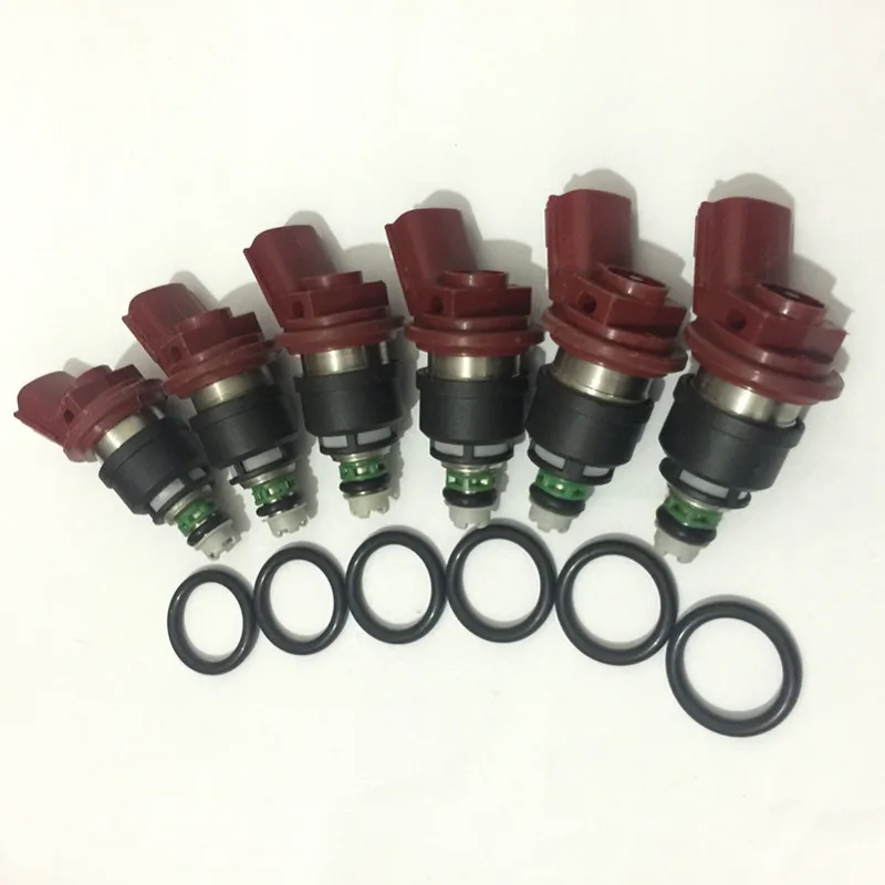 

6# flow test 740cc side feed fuel injector for nissan replace for Nismo 16600-RR544 Silvia skyline SR20 S13 S14 S15