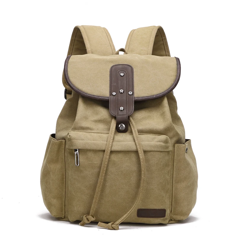 CROSS OX Canvas Backpack Fashion Style Backpacks Women 14 Laptop Bags Drawstring Bag School Bag Men Travel Bags Mochila BK8009