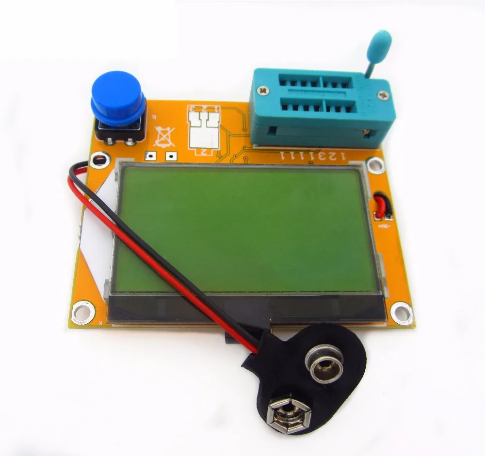 Mega328 M328 LCR-T4 ESR Meter LCR светодиодный тестер транзисторов диодов триодов Емкость MOS