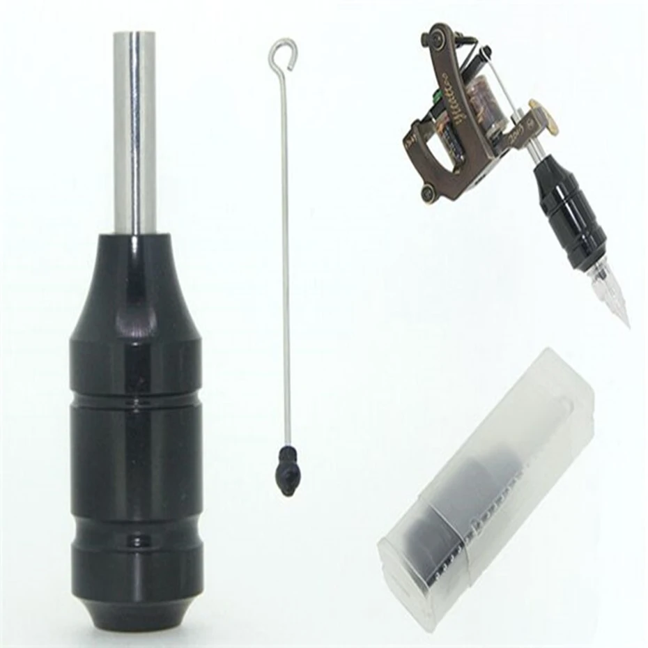 

5 Colors 25mm Tattoo Machine Grip Aluminum Alloy Tattoo Cartridge Grip Staninless Steel Needle Bar Tube Tool Accessories