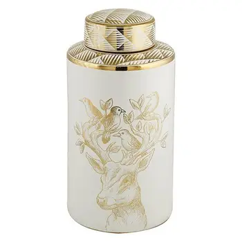 

Tibor (20 x 20 x 40 cm) Ceramic Golden