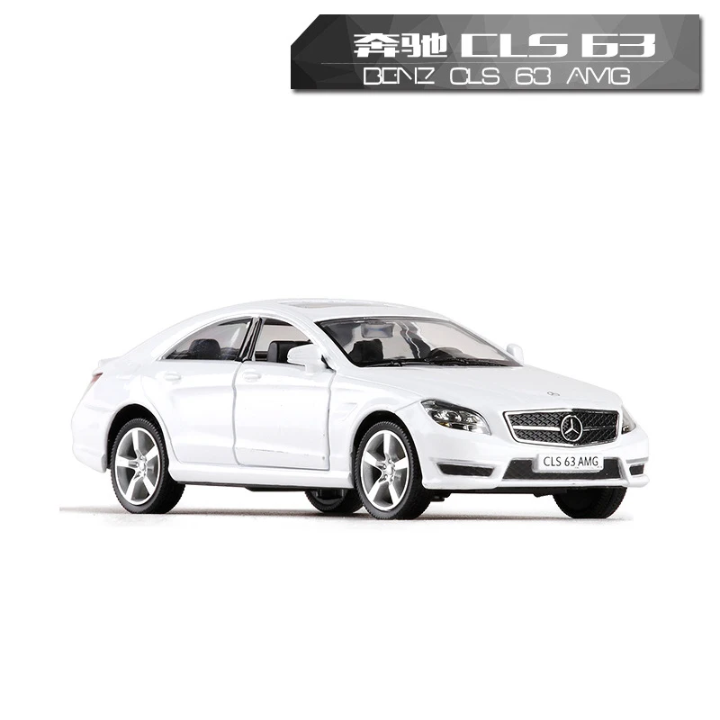 1:36 RMZ City Classical High Simulation Model Toy Car Diecasts Metal BenzCls63 Alloy Bus Model Exce