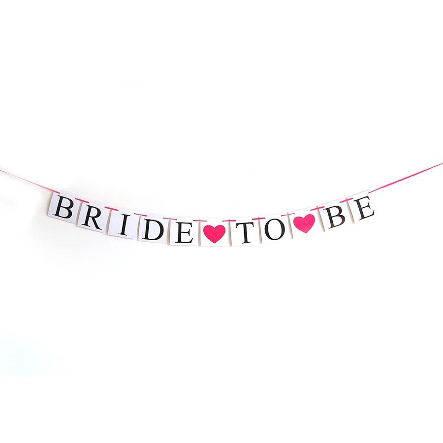 Buy Bride To Be Romantic Banner White String Bunting