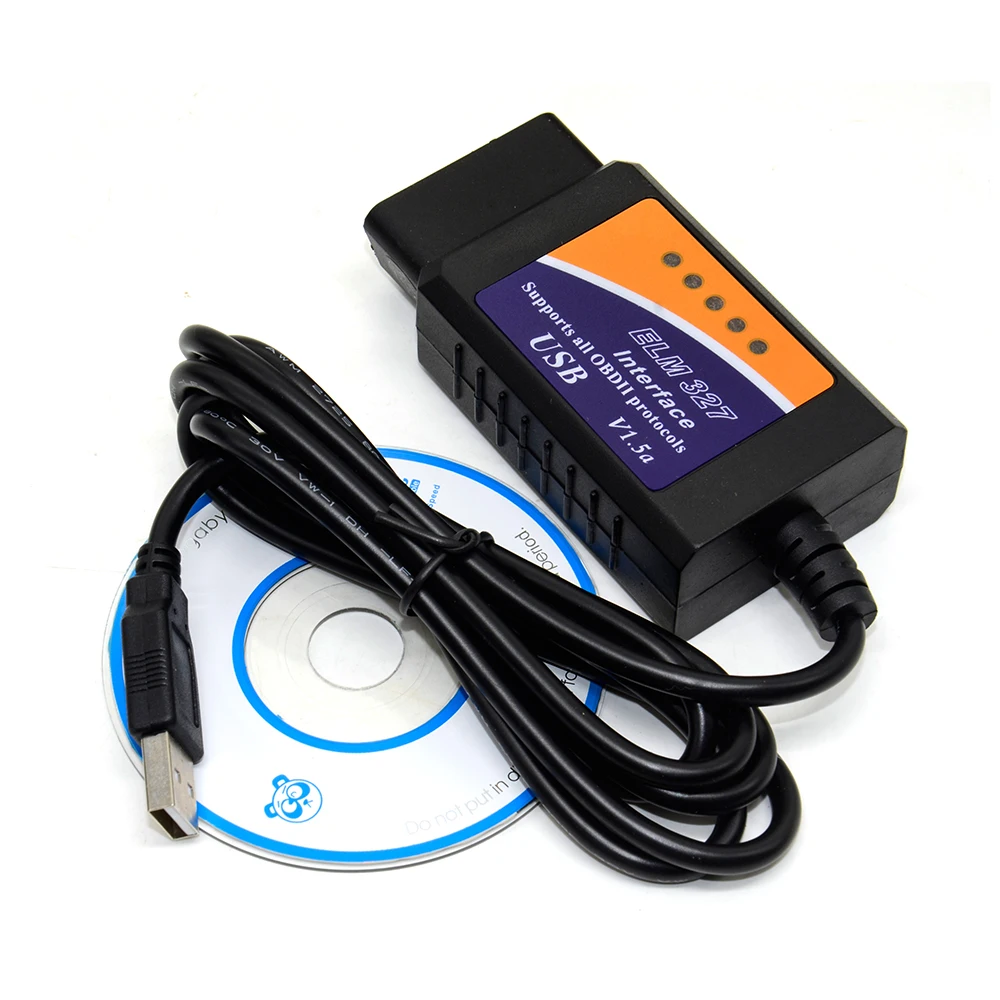 Диагностический сканер ELM327 USB V2.1 OBD2 новейший автомобильный диагностический ELM 327 V