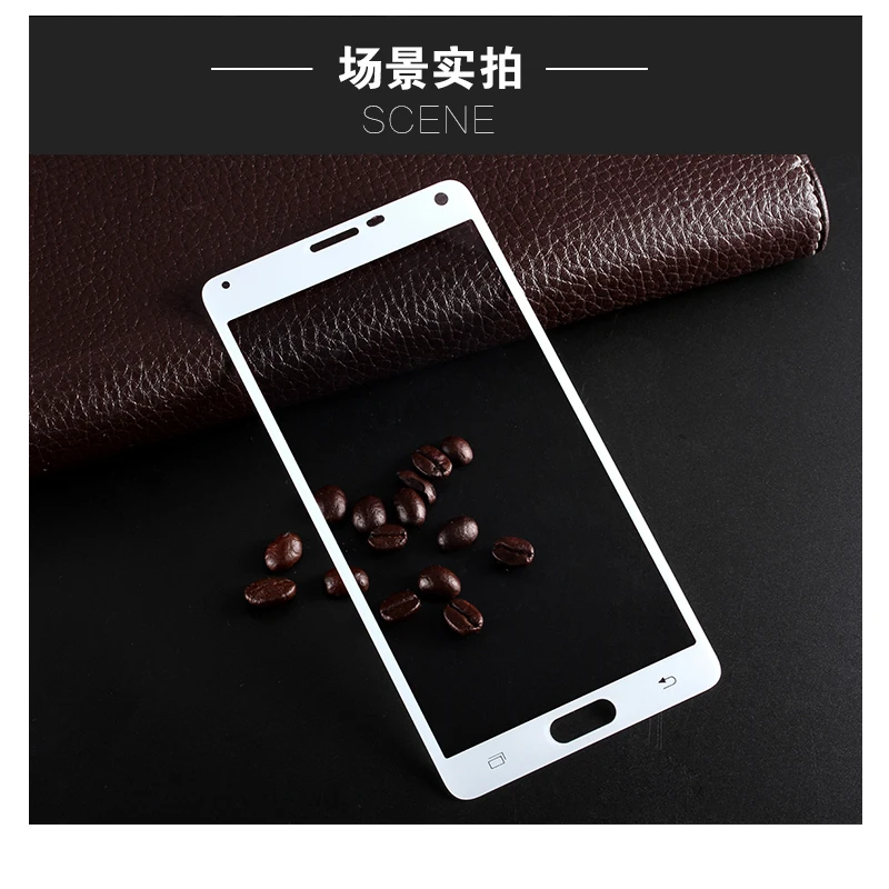 Закаленное стекло для Samsung Galaxy Note 4 2 шт. защита экрана N910F полное покрытие пленка с