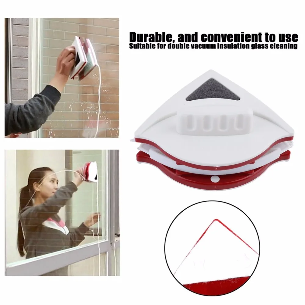 PREUP Window Glass Cleaner Tool Double Side Cleaning Brush