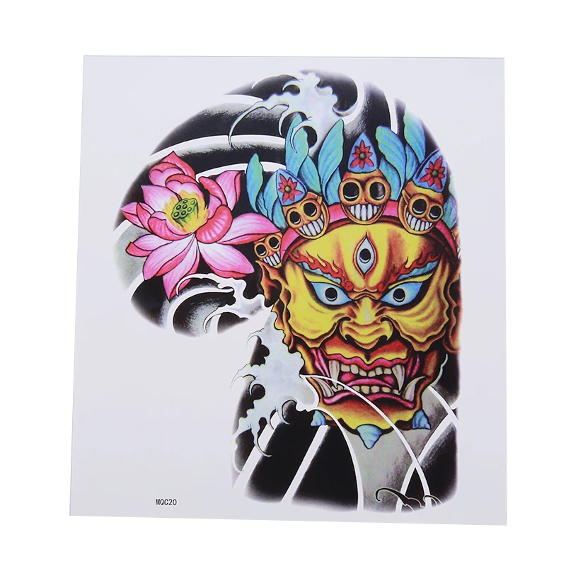 

Gothic Tattoo Sticker Tattoo Exquisite Durable Chest Antiperspirant Waterproof Man Ornate Cool Hot Arm Tattoo Sticker