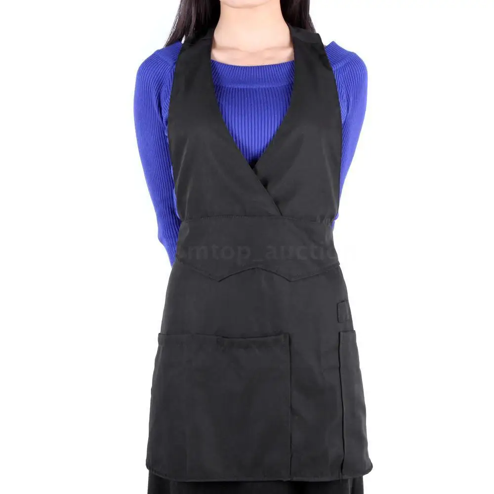 Soft Lightweight Durable Adjustable Salon Barber Apron Hair Styling Hair Dressing Tools Beauty Supplies Black