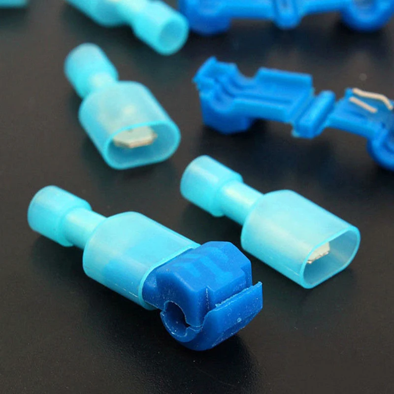 50pcs/lot Quick Splice Lock Wire Terminals Connectors Electrical Crimp