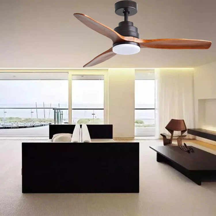 

Frequency conversion ceiling fan wooden ceiling fan light Decorative Ceiling Light Fan Lamp 220V 42/52/60 inch