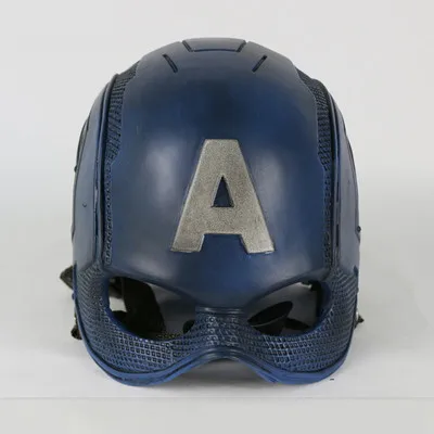 

Halloween Mask Captain America Helmet Steven Rogers Cosplay Mask Adult Men's Halloween Mask COS Props Movie Replica