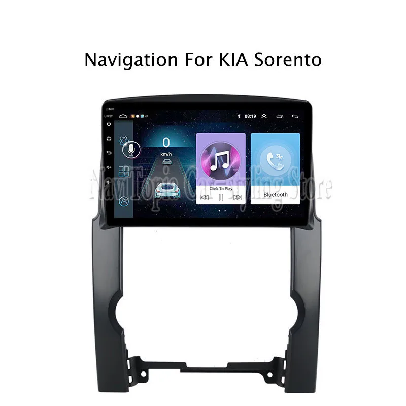 Discount 10.1inch Android 9.0 Car Radio GPS Navigation Multimedia Stereo DVD Player for Kia Sorento 2009 2010 2011 2012 0