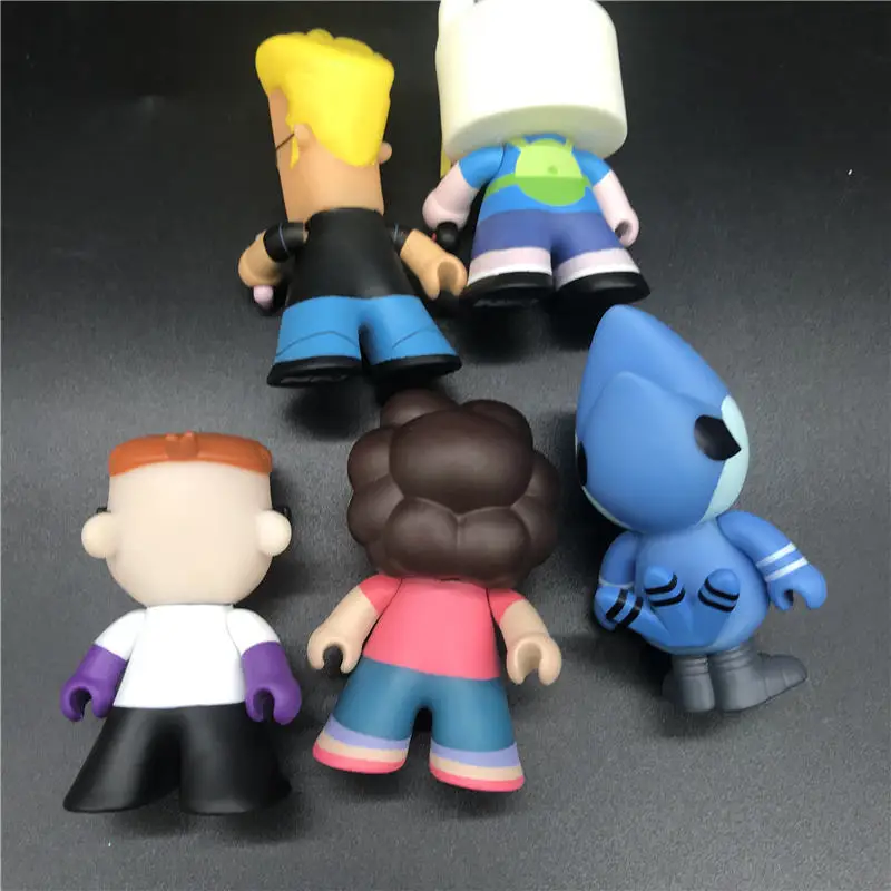 Мультяшная сетевая коллекция FINN/MORDECAI/STEVEN VNIYERSE/Johnny Bravo/DEXTER Модель игрушки без